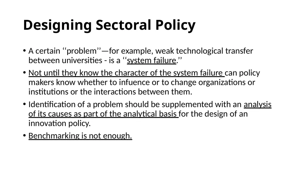 Innovation differs –sectoral approach Differences… - slide 65 of 70