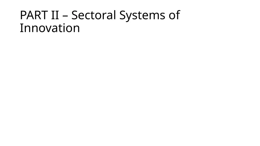 Innovation differs –sectoral approach Differences… - slide 19 of 70
