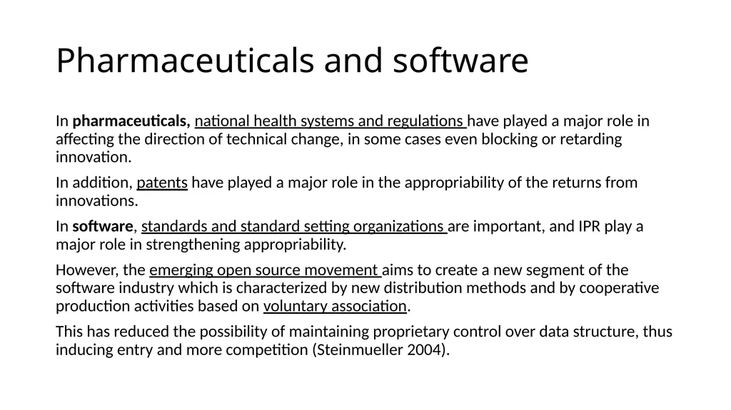 Innovation differs –sectoral approach Differences… - slide 57 of 70