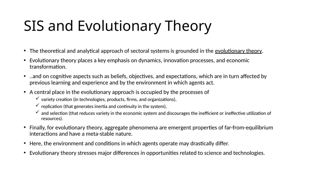 Innovation differs –sectoral approach Differences… - slide 21 of 70
