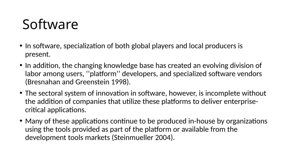 Innovation differs –sectoral approach Differences… - slide 54 of 70