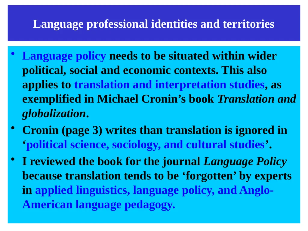 Ljubljana University, June 2019 ‘Global’ English, - slide 4 of 50