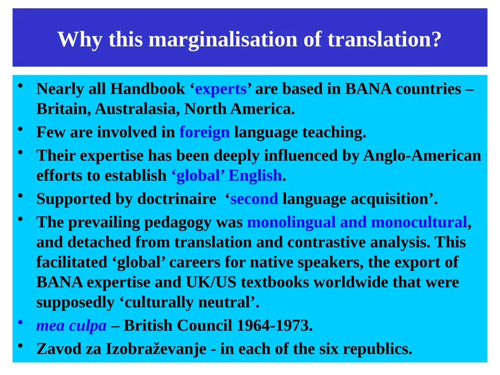 Ljubljana University, June 2019 ‘Global’ English, - slide 6 of 50