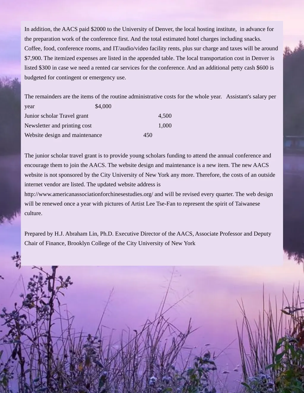 2022-2023 Newsletter of the American Association - slide 9 of 16