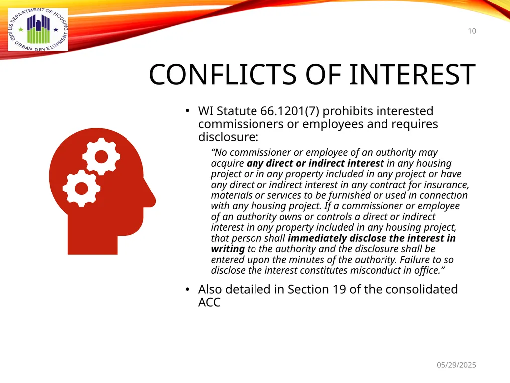 1 BOARD OF COMMISSIONERS TRAINING U. S. DEPT OF - slide 10 of 73