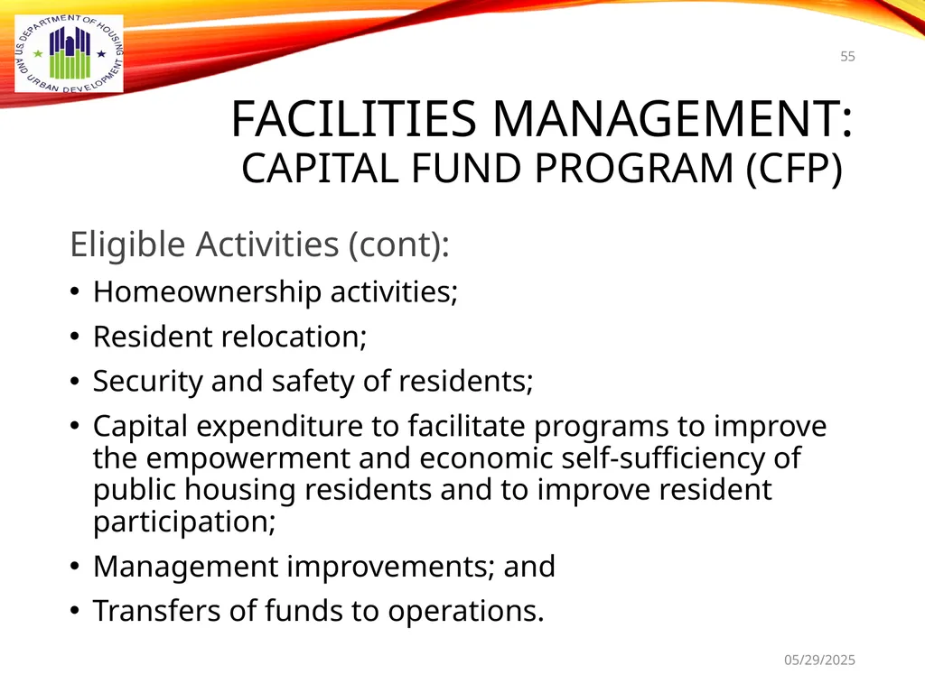 1 BOARD OF COMMISSIONERS TRAINING U. S. DEPT OF - slide 55 of 73