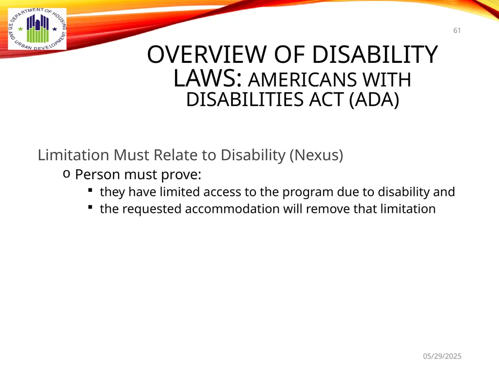 1 BOARD OF COMMISSIONERS TRAINING U. S. DEPT OF - slide 61 of 73