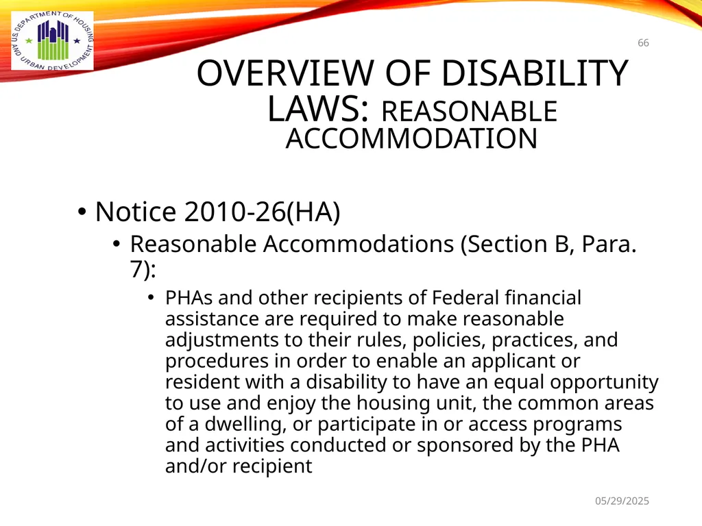 1 BOARD OF COMMISSIONERS TRAINING U. S. DEPT OF - slide 66 of 73