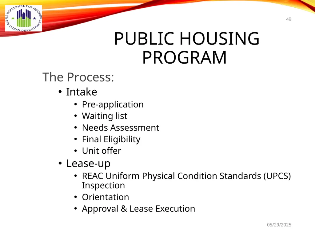 1 BOARD OF COMMISSIONERS TRAINING U. S. DEPT OF - slide 49 of 73