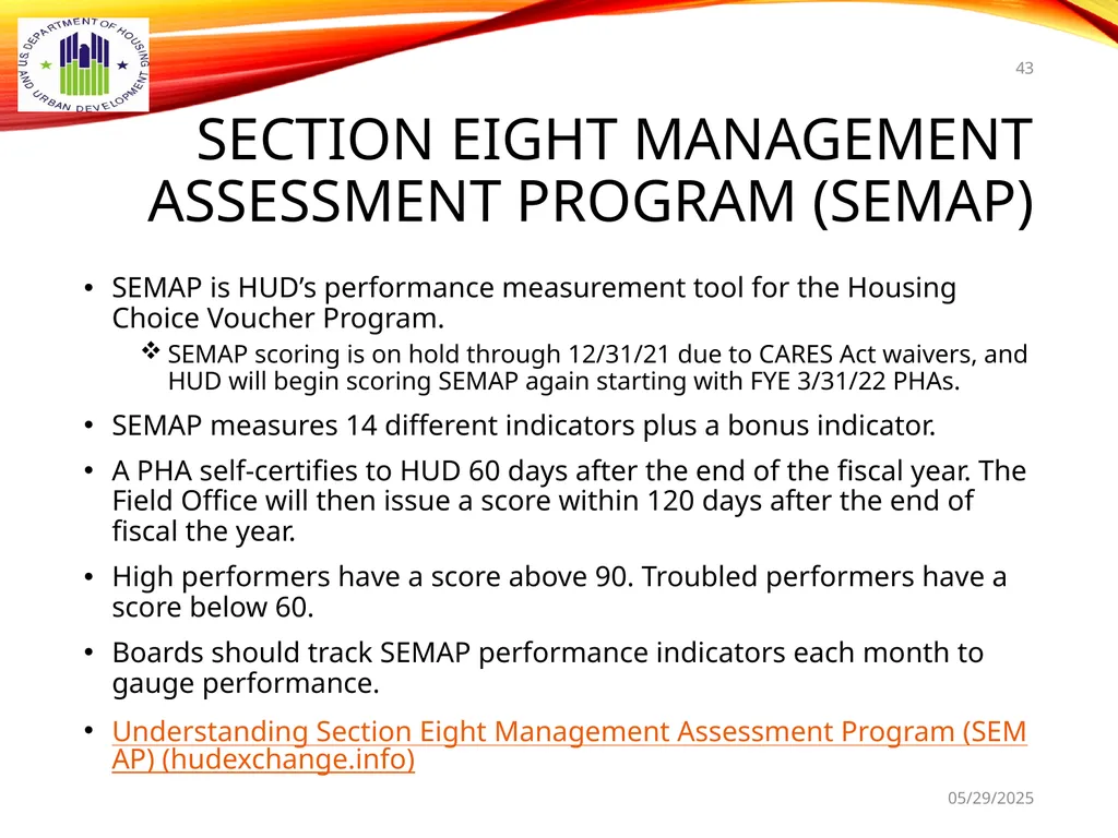 1 BOARD OF COMMISSIONERS TRAINING U. S. DEPT OF - slide 43 of 73