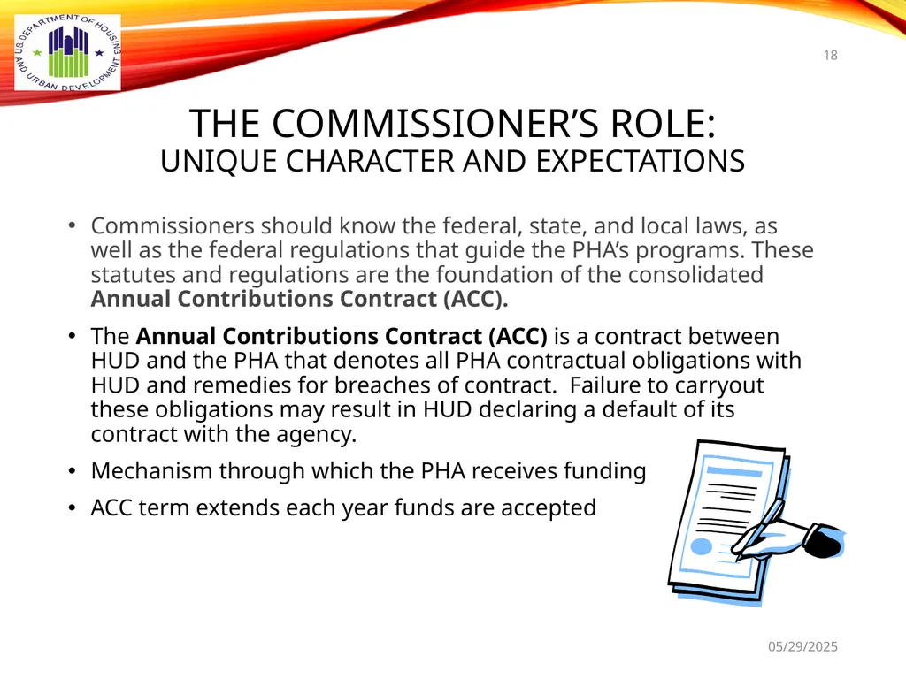 1 BOARD OF COMMISSIONERS TRAINING U. S. DEPT OF - slide 18 of 73