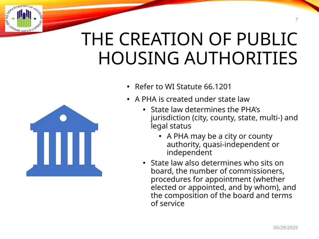 1 BOARD OF COMMISSIONERS TRAINING U. S. DEPT OF - slide 7 of 73
