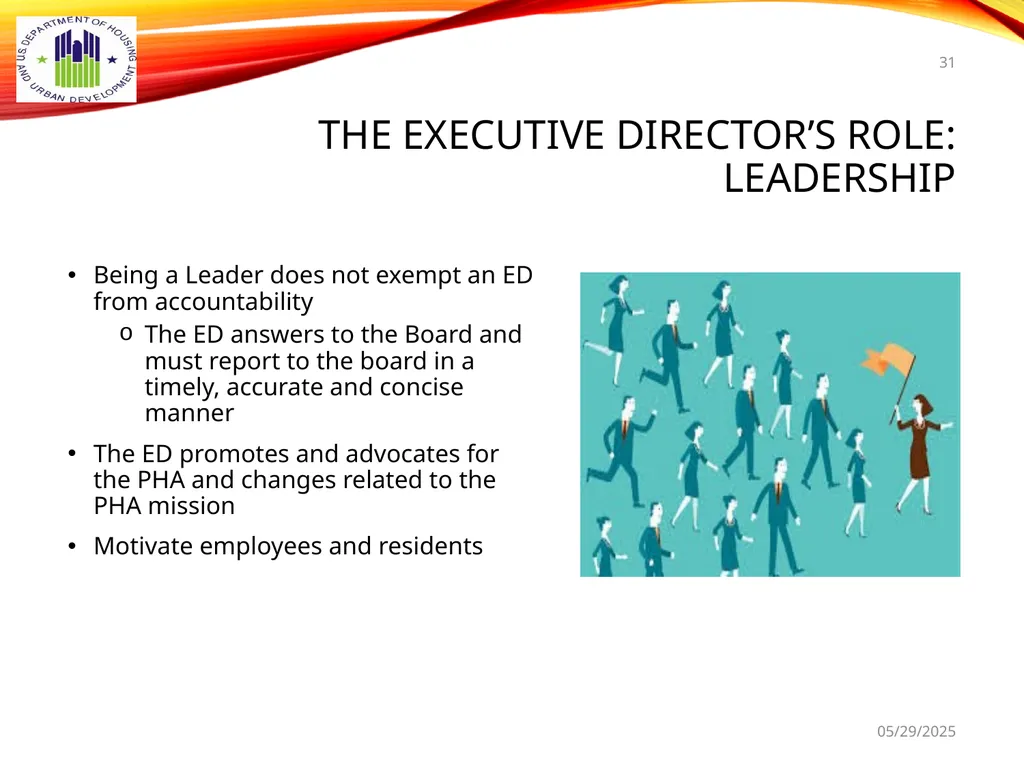 1 BOARD OF COMMISSIONERS TRAINING U. S. DEPT OF - slide 31 of 73