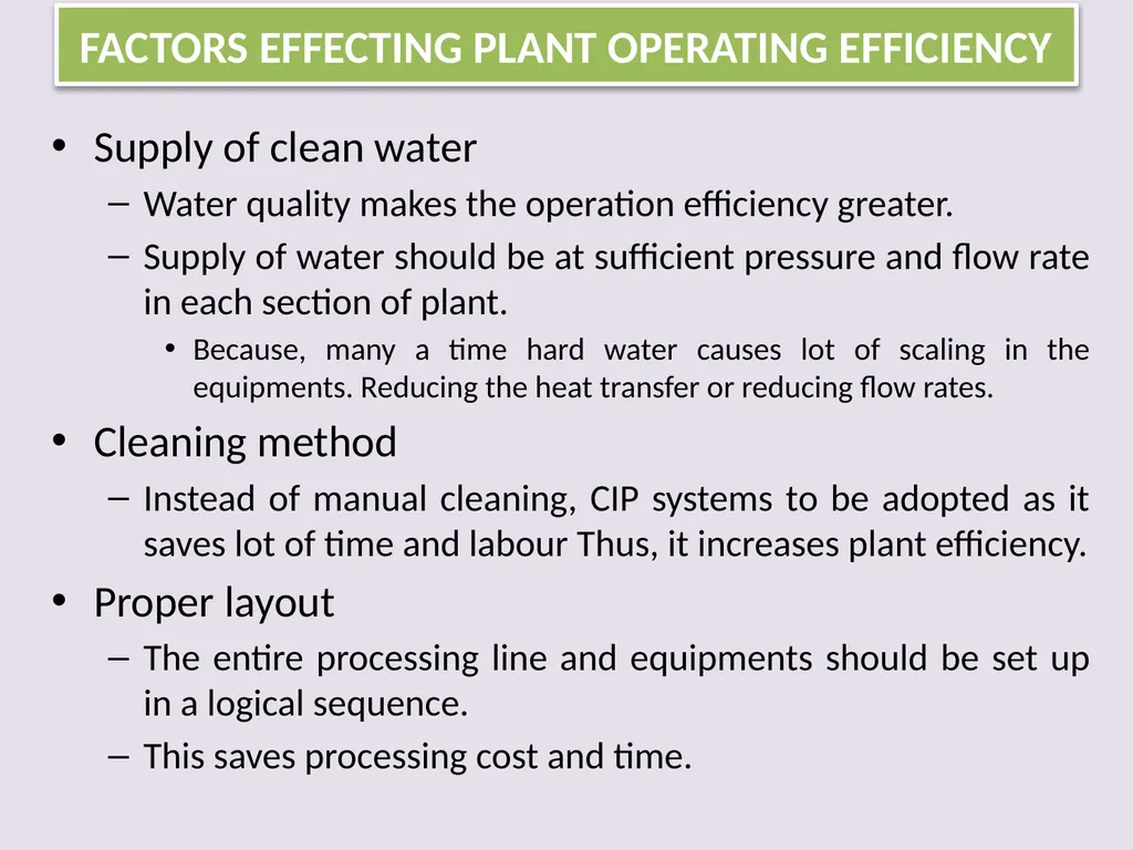 Efficiency Factors, Losses, Financial And - slide 7 of 15