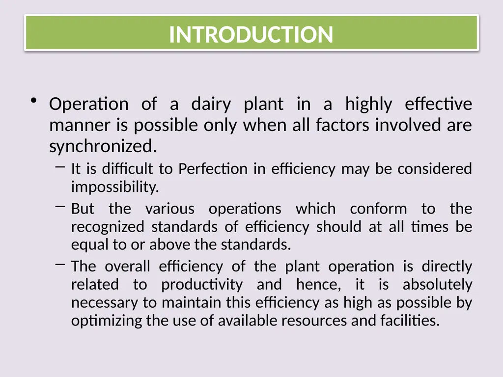Efficiency Factors, Losses, Financial And - slide 2 of 15