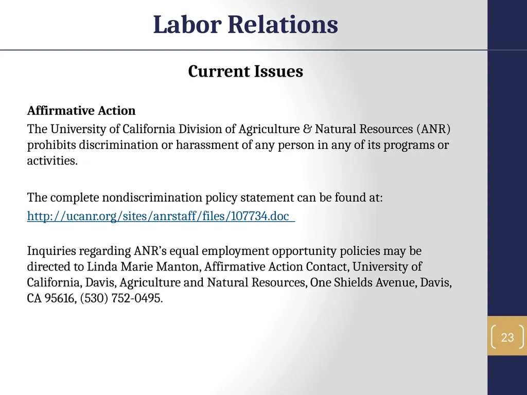 Labor Relations 1 Labor Relations Objectives In - slide 23 of 25