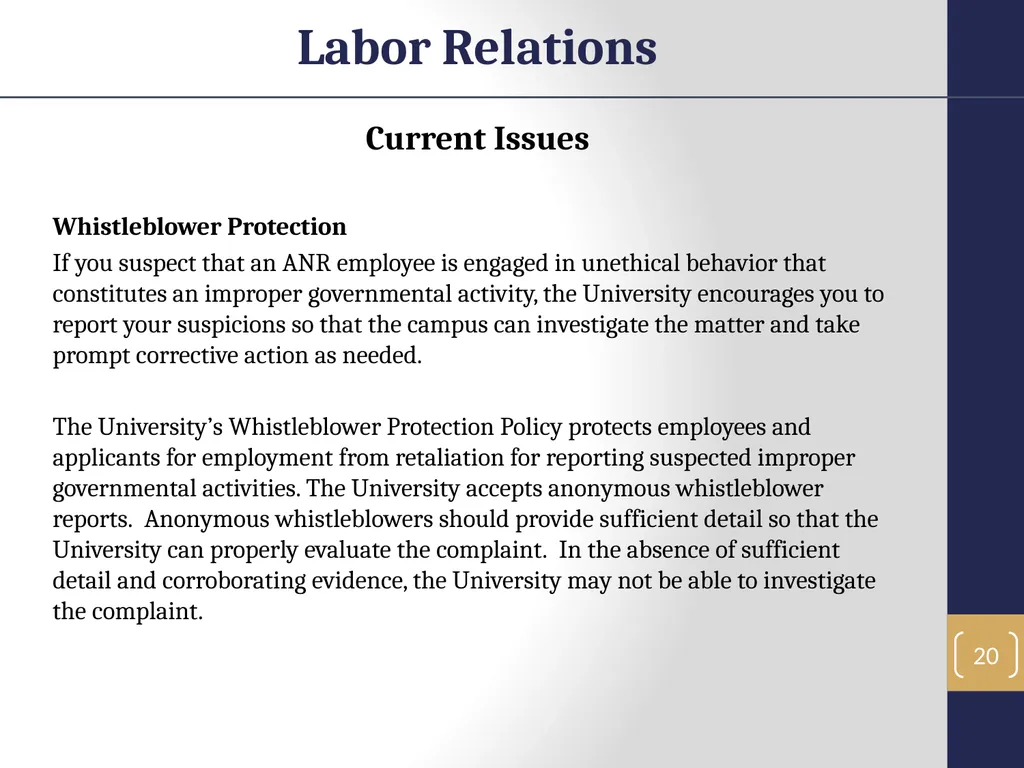 Labor Relations 1 Labor Relations Objectives In - slide 20 of 25