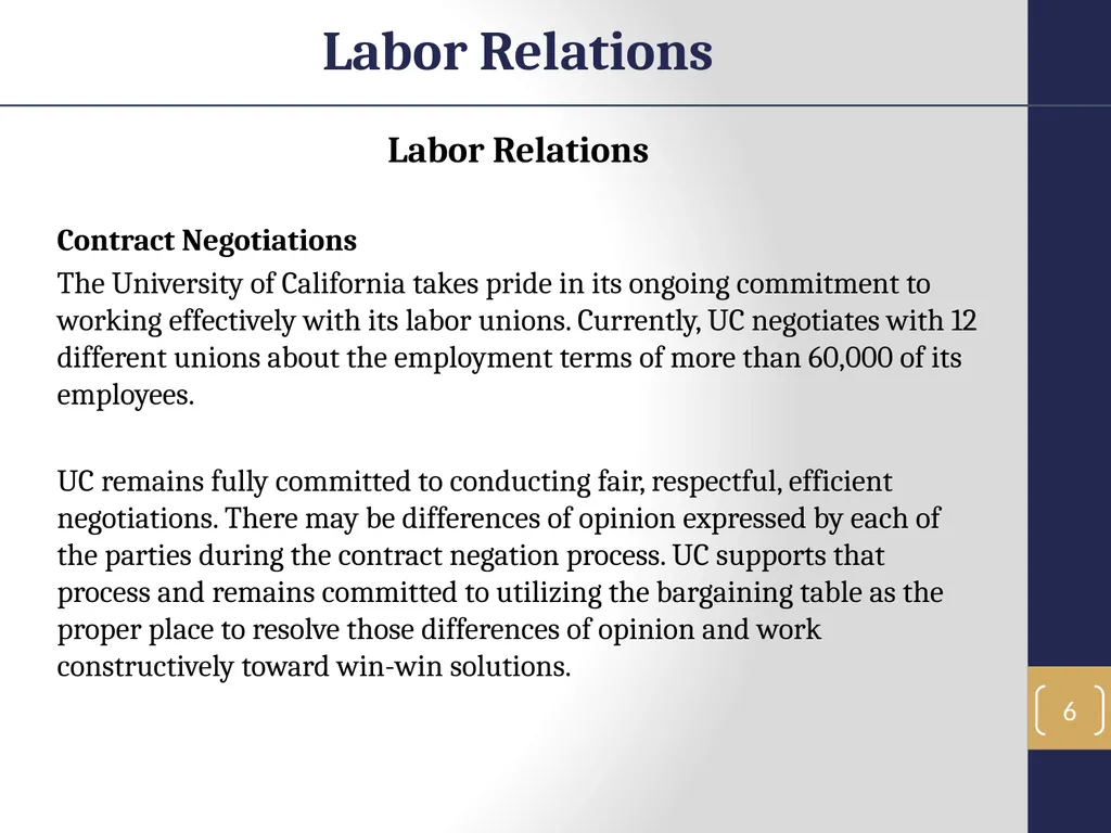 Labor Relations 1 Labor Relations Objectives In - slide 6 of 25