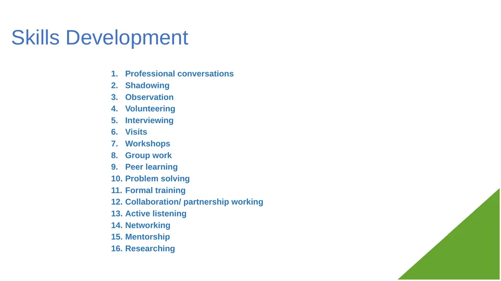Lifelong Learning and Skills Development Diverse - slide 4 of 11