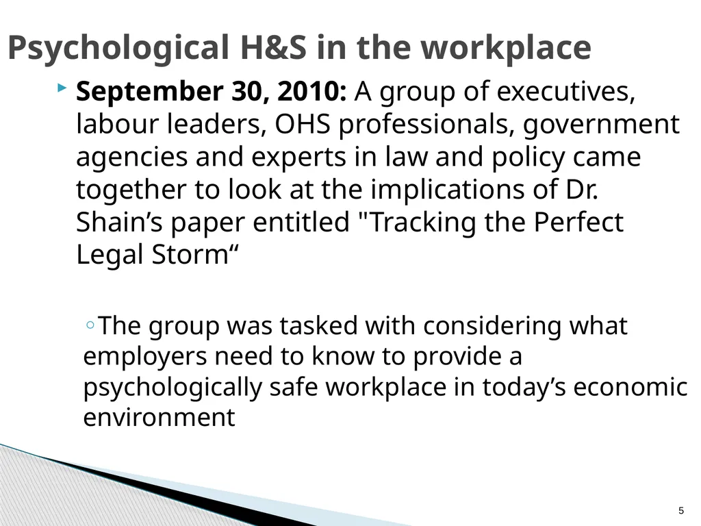 Federal Public Service Workplace Psychological - slide 5 of 30
