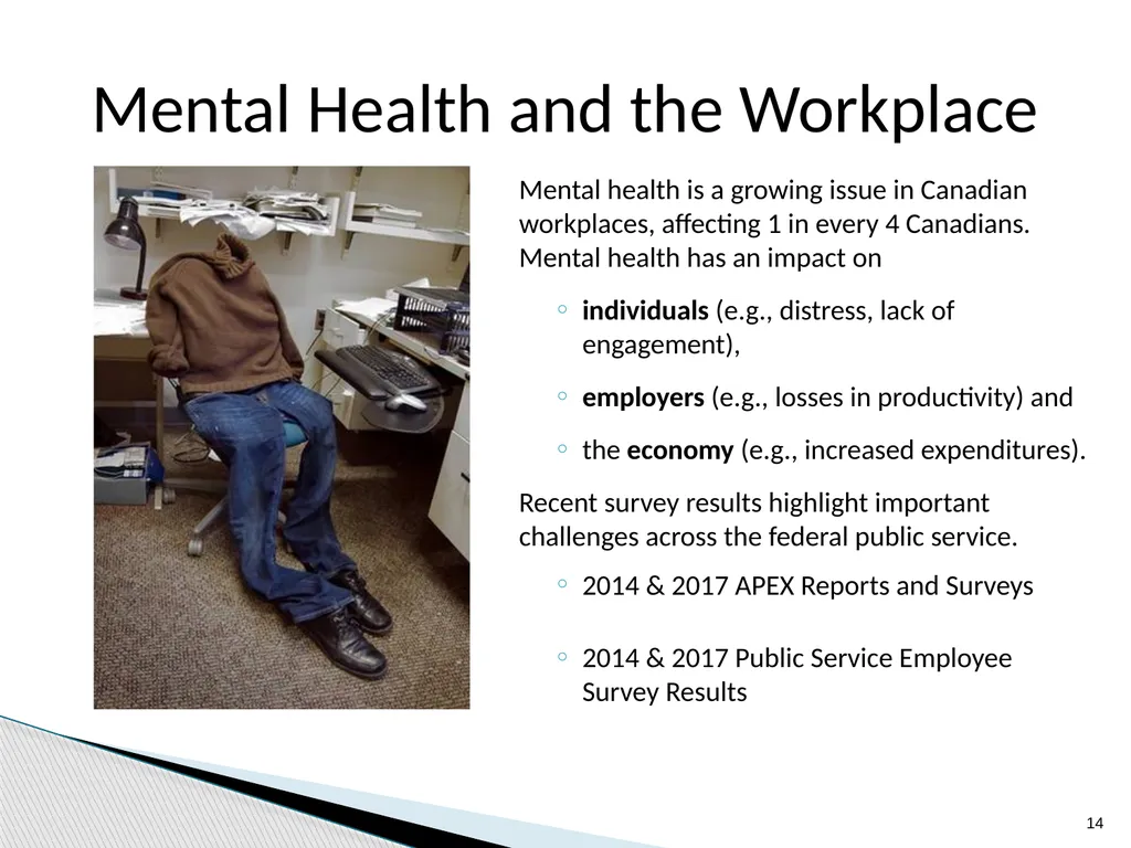 Federal Public Service Workplace Psychological - slide 14 of 30