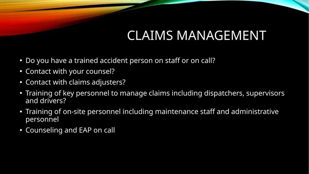 Business continuity A PROGRAM NOT A POLICY What - slide 13 of 15