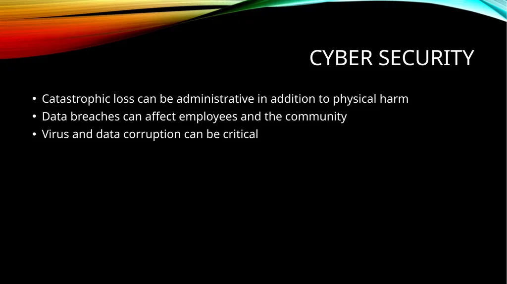 Business continuity A PROGRAM NOT A POLICY What - slide 14 of 15
