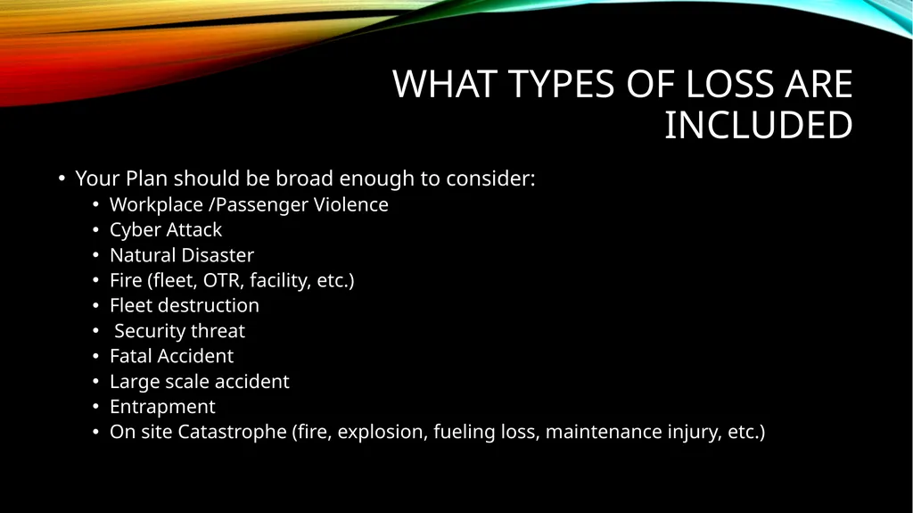 Business continuity A PROGRAM NOT A POLICY What - slide 2 of 15