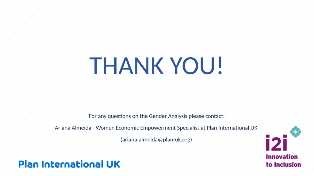 Diversity and inclusion in the world of work: - slide 20 of 20