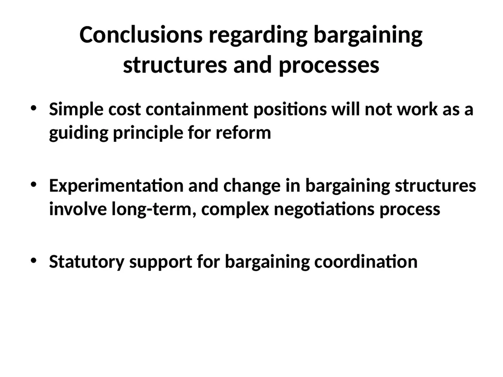 Richard P. Chaykowski and Robert S. Hickey Reform - slide 14 of 14