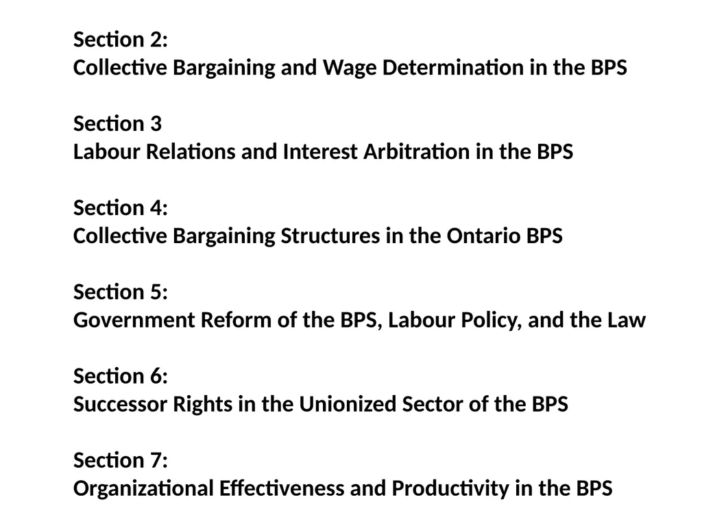 Richard P. Chaykowski and Robert S. Hickey Reform - slide 2 of 14