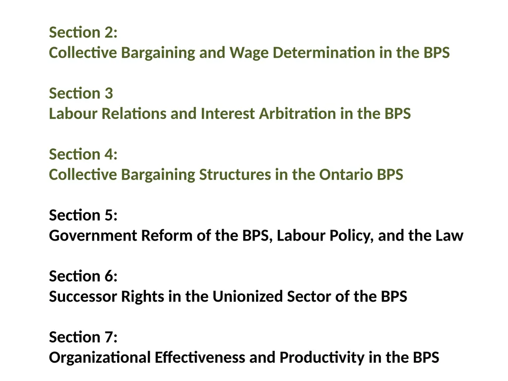 Richard P. Chaykowski and Robert S. Hickey Reform - slide 4 of 14