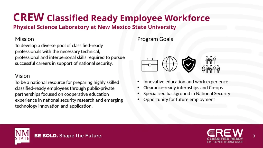 Classified Ready Employee Workforce CREW Dr. - slide 3 of 22