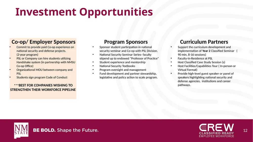 Classified Ready Employee Workforce CREW Dr. - slide 12 of 22