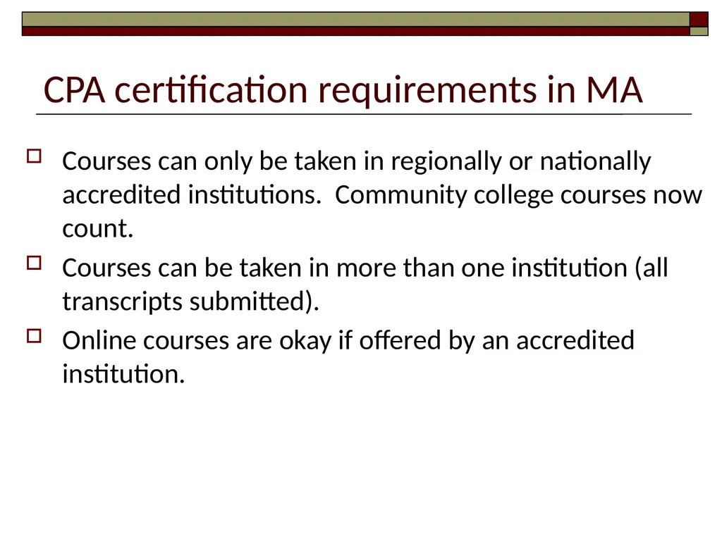 Preparing for the CPA Exam February 17, 2022 - slide 36 of 38