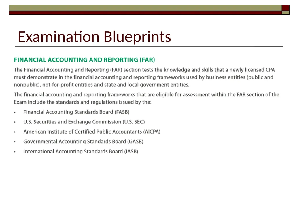 Preparing for the CPA Exam February 17, 2022 - slide 21 of 38