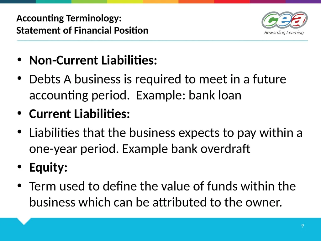 FINANCIAL STATEMENTS GCE PROFESSIONAL BUSINESS - slide 9 of 14
