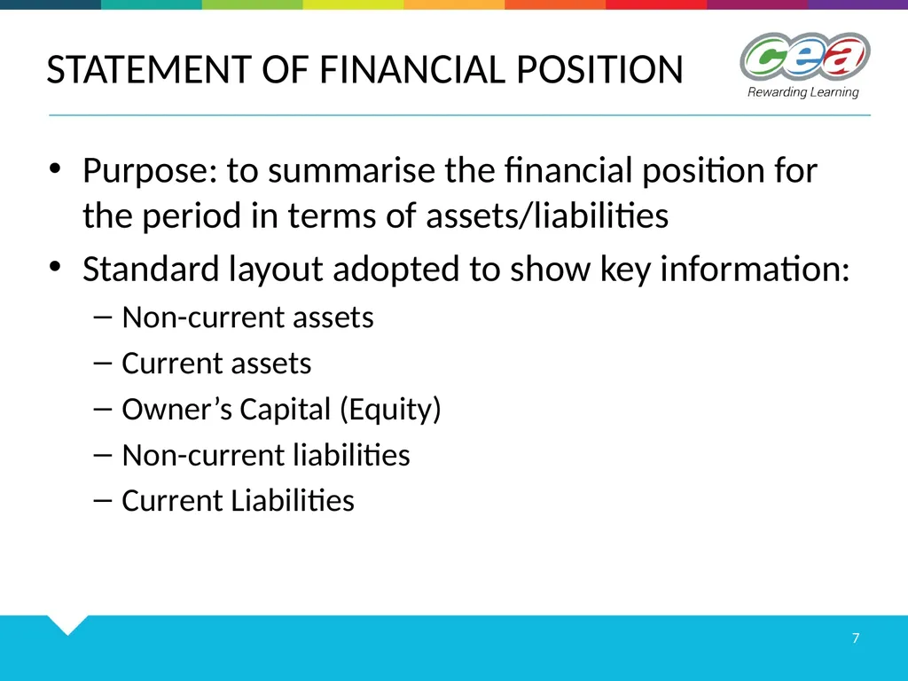 FINANCIAL STATEMENTS GCE PROFESSIONAL BUSINESS - slide 7 of 14