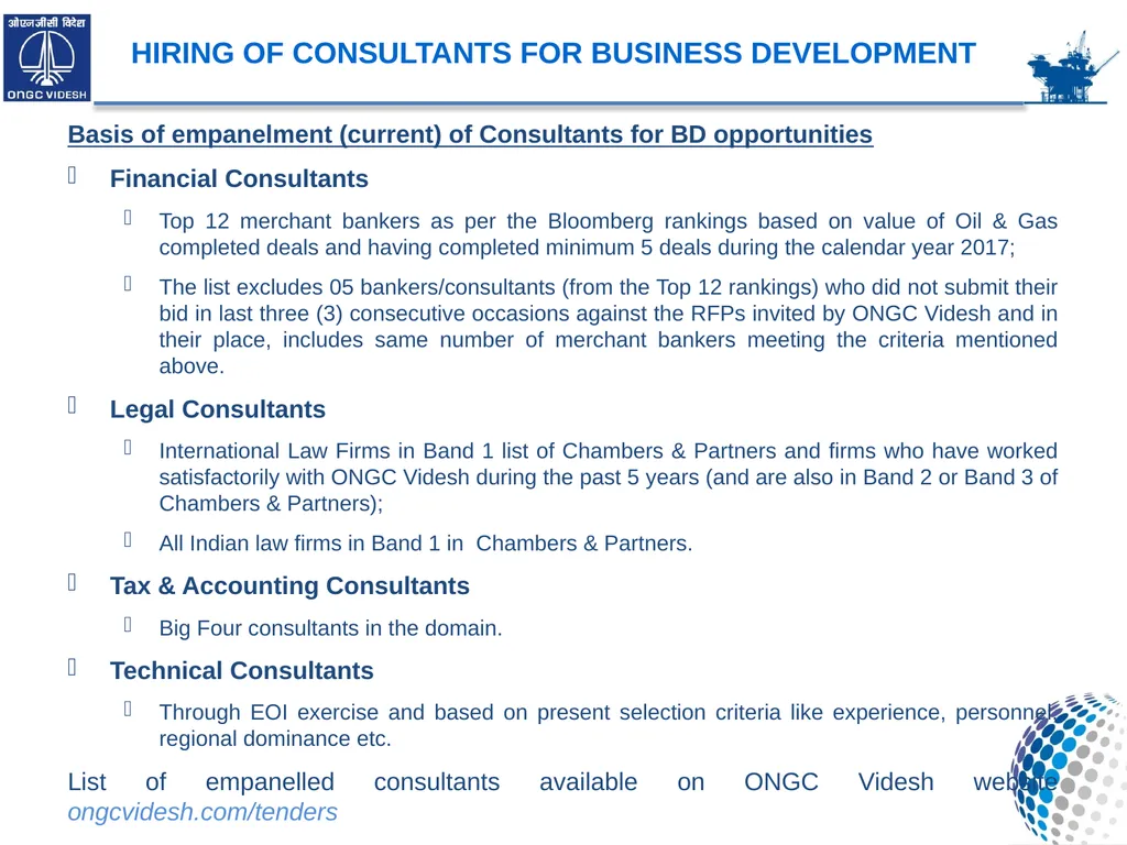 ONGC VIDESH LIMITED MATERIALS MANAGEMENT - slide 17 of 26