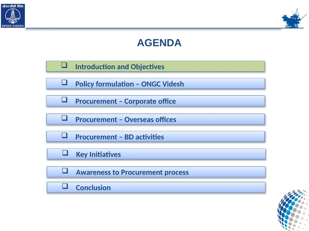 ONGC VIDESH LIMITED MATERIALS MANAGEMENT - slide 3 of 26