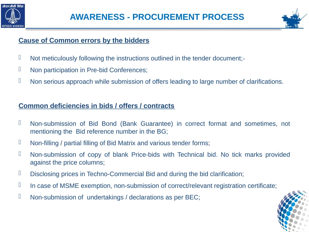 ONGC VIDESH LIMITED MATERIALS MANAGEMENT - slide 21 of 26