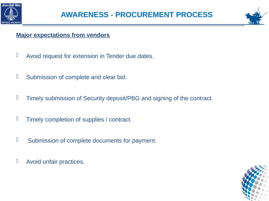 ONGC VIDESH LIMITED MATERIALS MANAGEMENT - slide 23 of 26