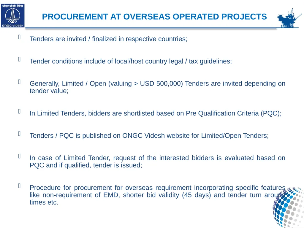 ONGC VIDESH LIMITED MATERIALS MANAGEMENT - slide 14 of 26