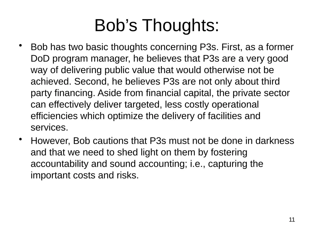 Federal Accounting Standards Advisory Board - slide 11 of 15