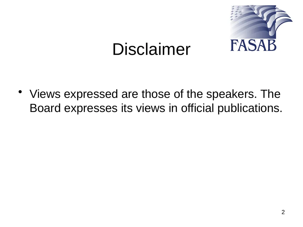 Federal Accounting Standards Advisory Board - slide 2 of 15