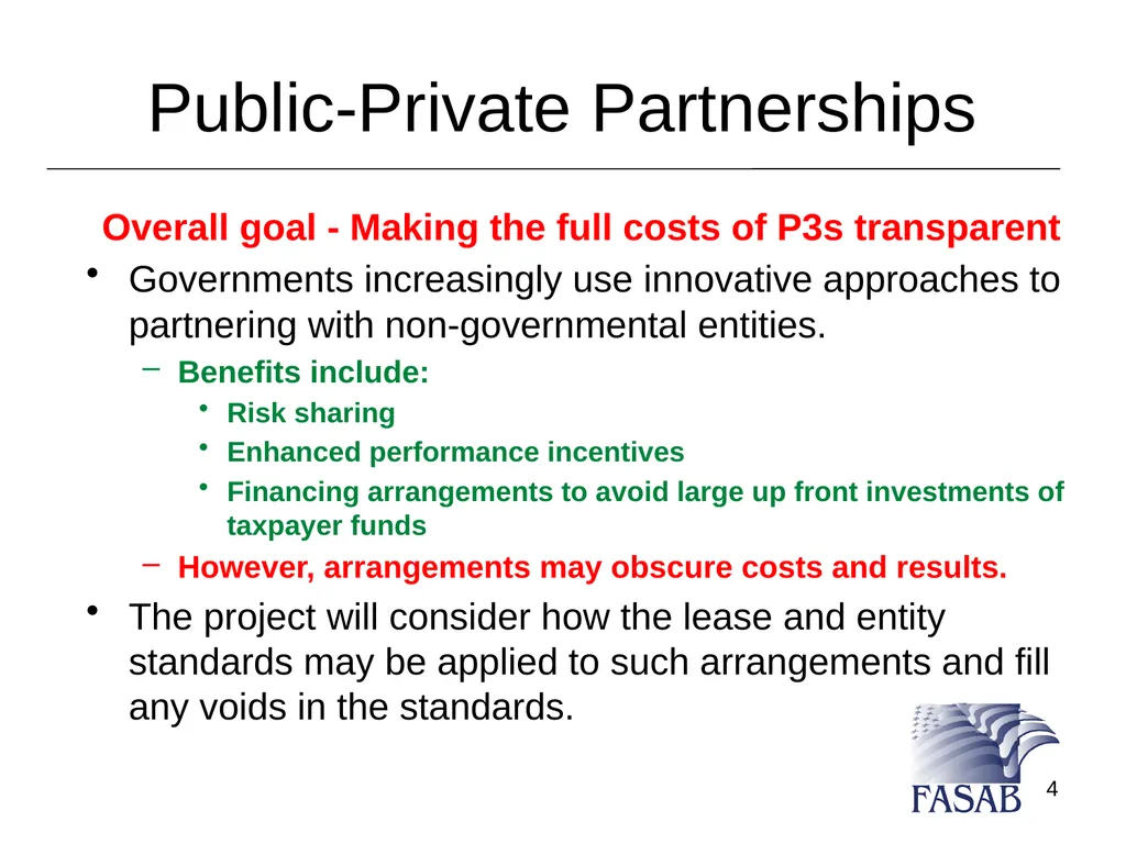 Federal Accounting Standards Advisory Board - slide 4 of 15