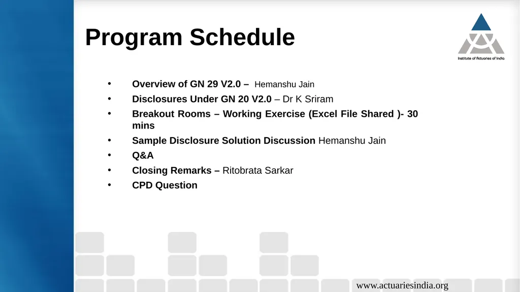 8th Capcity Building Webinar in Retirement - slide 7 of 41