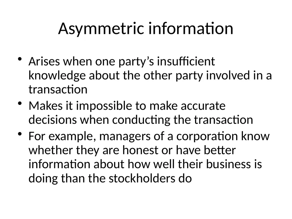 Why do financial institutions exist? Basic facts - slide 16 of 45