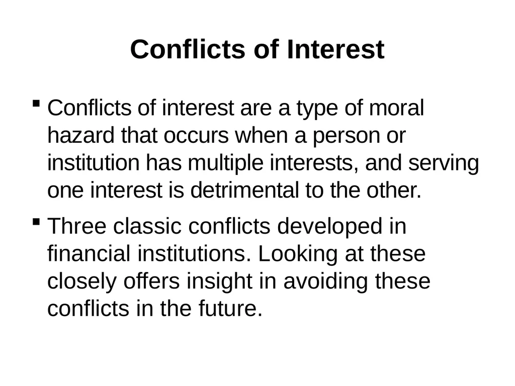 Why do financial institutions exist? Basic facts - slide 39 of 45