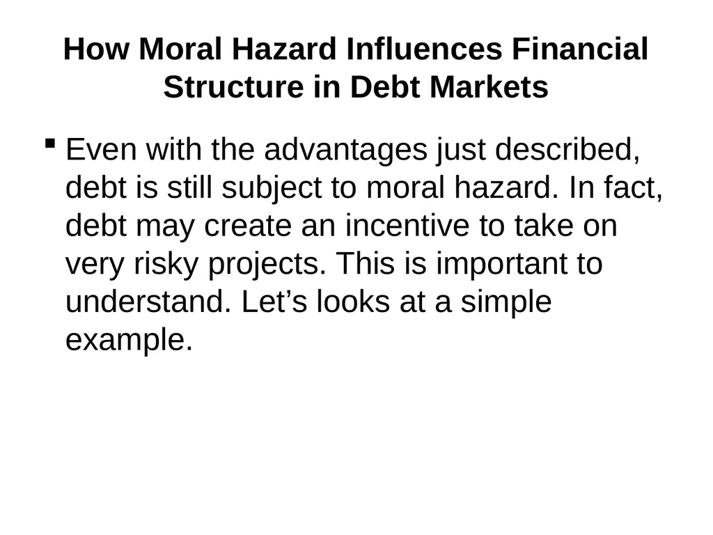 Why do financial institutions exist? Basic facts - slide 34 of 45